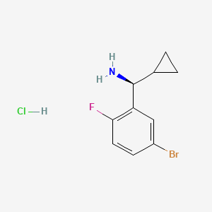 (S)-(5-Bromo-2-fluorophenyl)(cyclopropyl)methanamine hydrochloride