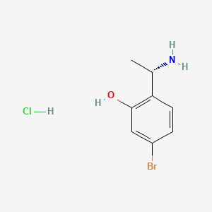 (s)-2-(1-Aminoethyl)-5-bromophenol hydrochloride