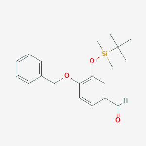 4-Benzyloxy-3-(tert-butyldimethylsilanyloxy)benzaldehyde