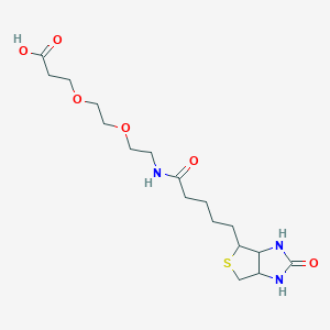 molecular formula C17H29N3O6S B7948724 Biotin-PEG2-COOH 