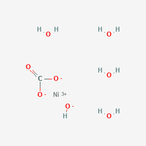 Nickel(3+);carbonate;hydroxide;tetrahydrate