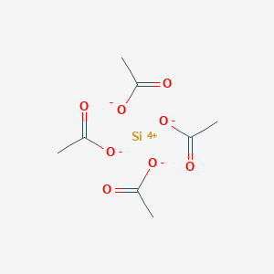 molecular formula C8H12O8Si B7948729 Acetic acid, 1,1',1'',1'''-tetraanhydride with silicic acid (H4SiO4) 