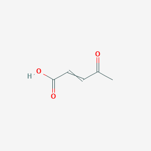 molecular formula C5H6O3 B7948829 2-Pentenoic acid, 4-oxo- 