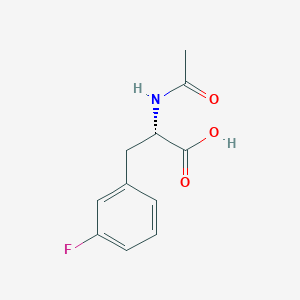 molecular formula C11H12FNO3 B7948837 (2S)-2-acetamido-3-(3-fluorophenyl)propanoic acid 