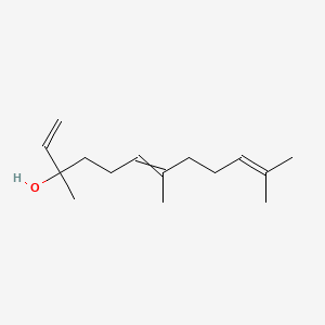 molecular formula C15H26O B7948994 1,6,10-十二三烯-3-醇, 3,7,11-三甲基- 