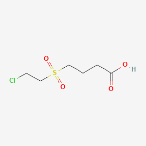 molecular formula C6H11ClO4S B7949046 4-(2-Chloroethylsulfonyl)butyric Acid CAS No. 75055-25-3