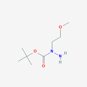 molecular formula C8H18N2O3 B7949060 1-N-Boc-1-(2-methoxyethyl)hydrazine CAS No. 957761-27-2