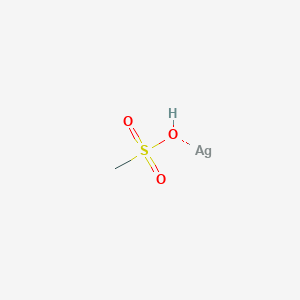molecular formula CH4AgO3S B7949063 甲磺酸；银 