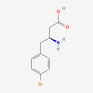 molecular formula C10H12BrNO2 B7949087 (s)-3-Amino-4-(4-bromophenyl)butanoic acid 