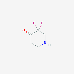 molecular formula C5H7F2NO B7949119 3,3-Difluoro-4-piperidinone 