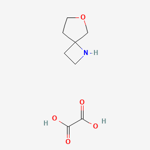 molecular formula C8H13NO5 B7949132 6-Oxa-1-aza-spiro[3.4]octane oxalate 