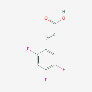 molecular formula C9H5F3O2 B7949150 3-(2,4,5-trifluorophenyl)prop-2-enoic Acid 