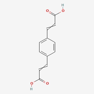 molecular formula C12H10O4 B7949156 3,3'-(对苯撑)二丙烯酸 