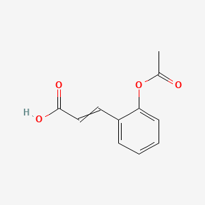 molecular formula C11H10O4 B7949163 3-(2-Acetoxyphenyl)-2-propenoic Acid 