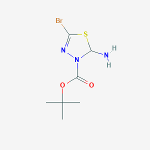 molecular formula C7H12BrN3O2S B7949222 C7H12BrN3O2S 