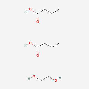 Butanoic acid;ethane-1,2-diol