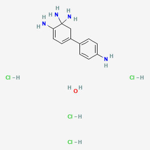 molecular formula C12H22Cl4N4O B7949384 3,3-Diaminobenzidine Tetrahydrochloride Hydrate 