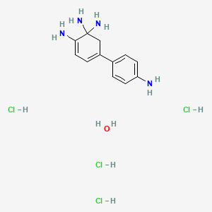 molecular formula C12H22Cl4N4O B7949384 3,3-二氨基联苯四盐酸盐水合物 