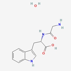 molecular formula C13H17N3O4 B7949395 Glycyl-l-tryptophan hydrate 