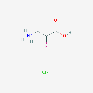 molecular formula C3H7ClFNO2 B7949401 Fluoro-beta-alanine hydrochloride 