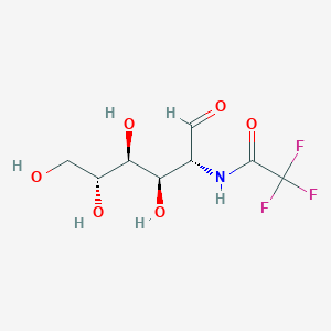 molecular formula C8H12F3NO6 B7949430 2,2,2-Trifluoro-N-((2R,3R,4S,5R)-3,4,5,6-tetrahydroxy-1-oxohexan-2-yl)acetamide 