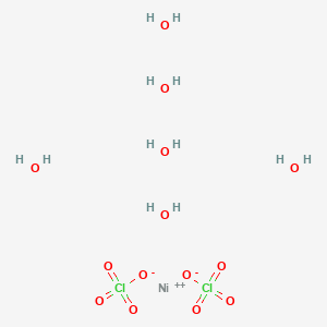 molecular formula Cl2H12NiO14 B7949596 Nickel(II) perchlorate hexahydrate 