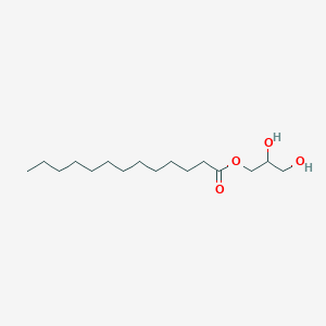 molecular formula C16H32O4 B7949749 2,3-Dihydroxypropyl tridecanoate CAS No. 71958-74-2