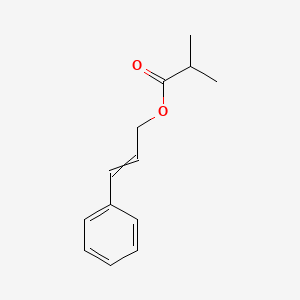 Propanoic acid, 2-methyl-, 3-phenyl-2-propenyl ester