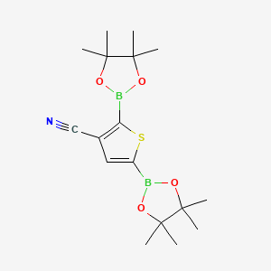 2,2'-(3-Cyanothiophene-2,5-diyl)bis(4,4,5,5-tetramethyl-1,3,2-dioxaborolane)