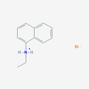 Ethyl(naphthalen-1-yl)azanium;bromide