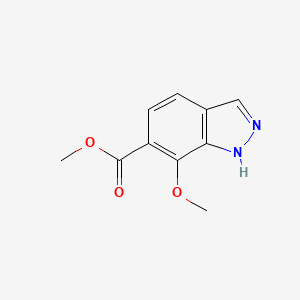 molecular formula C10H10N2O3 B7949781 methyl 7-methoxy-2H-indazole-6-carboxylate 