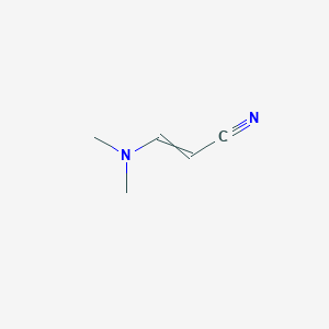 molecular formula C5H8N2 B7949805 3-(二甲氨基)丙-2-烯腈 