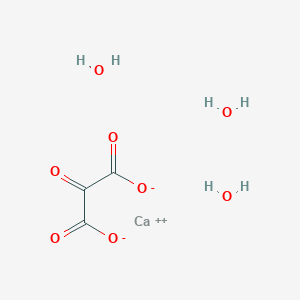 molecular formula C3H6CaO8 B7949830 Calcium;2-oxopropanedioate;trihydrate 