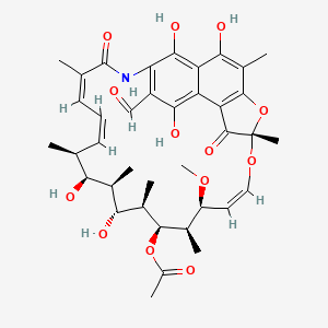 Rifamycin, 3-formyl-