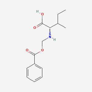 (2S)-2-(benzoyloxymethylamino)-3-methylpentanoic acid