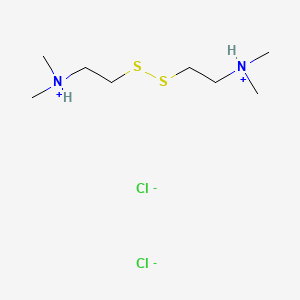 molecular formula C8H22Cl2N2S2 B7949963 Ethanamine, 2,2'-dithiobis(N,N-dimethyl-, dihydrochloride 