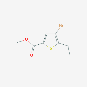 molecular formula C8H9BrO2S B7950157 Methyl 4-bromo-5-ethylthiophene-2-carboxylate 