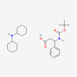 molecular formula C27H44N2O4 B7950196 Boc-N(Me)bPhe-OH.DCHA 