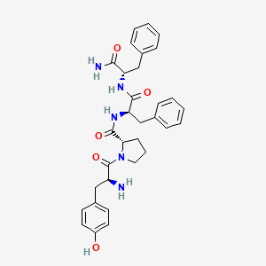 molecular formula C32H37N5O5 B7950200 H-Tyr-Pro-D-Phe-Phe-NH2 