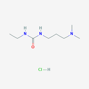 molecular formula C8H20ClN3O B7950256 1-[3-(Dimethylamino)propyl]-3-ethylurea;hydrochloride 