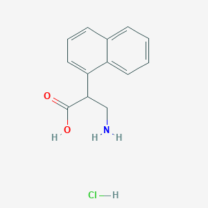 molecular formula C13H14ClNO2 B7950274 alpha-(Aminomethyl)-1-naphthaleneacetic acid HCl 