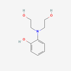 molecular formula C10H15NO3 B7950282 2-[Bis(2-hydroxyethyl)amino]phenol 
