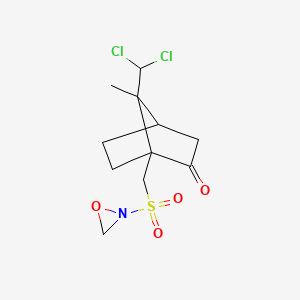 molecular formula C11H15Cl2NO4S B7950287 (+)-(8,8-Dichlorocamphorylsulfonyl) oxaziridin 