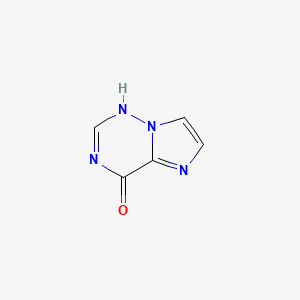 molecular formula C5H4N4O B7950330 1H-imidazo[2,1-f][1,2,4]triazin-4-one 