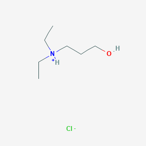 molecular formula C7H18ClNO B7950345 Diethyl(3-hydroxypropyl)azanium;chloride 