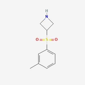molecular formula C10H13NO2S B7950382 3-(3-Methylbenzenesulfonyl)azetidine 