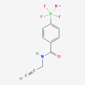 Potassium trifluoro({4-[(prop-2-yn-1-yl)carbamoyl]phenyl})boranuide