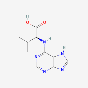 Valine, N-purin-6-yl-, L-