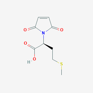 molecular formula C9H11NO4S B7950621 (S)-2-(2,5-dioxo-2,5-dihydro-1H-pyrrol-1-yl)-4-(methylthio)butanoic acid 