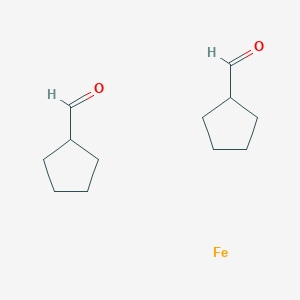 molecular formula C12H20FeO2 B7950732 1,1 inverted exclamation mark-Ferrocenedicarboxaldehyde 